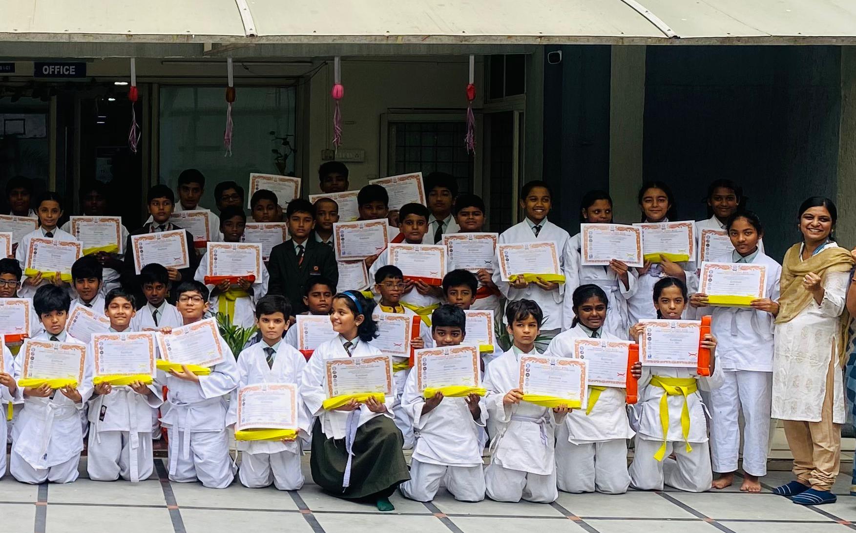 Karate Practice at Oakwood